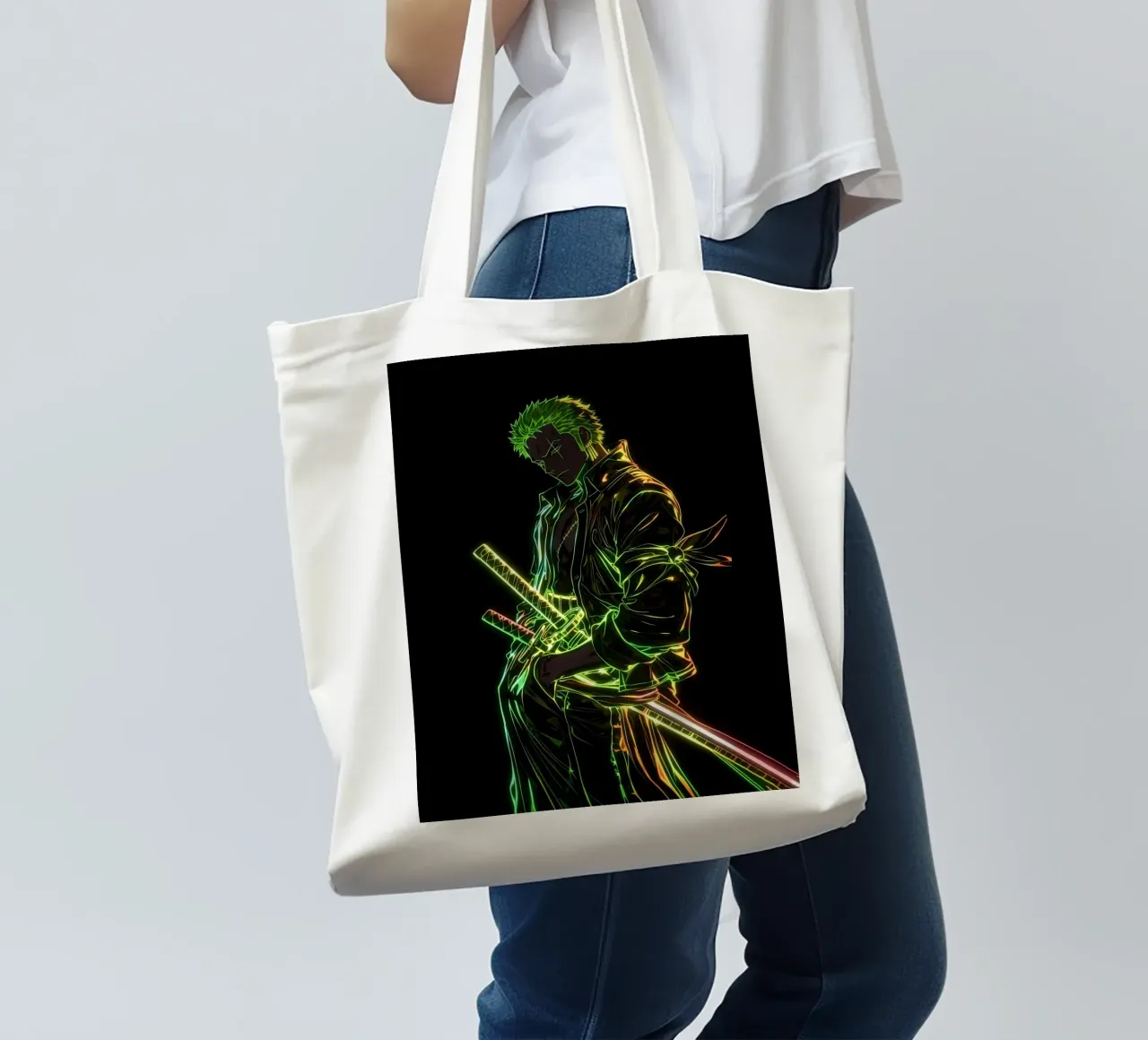 Roronoa Zoro borsa in juta da Musadad Shop