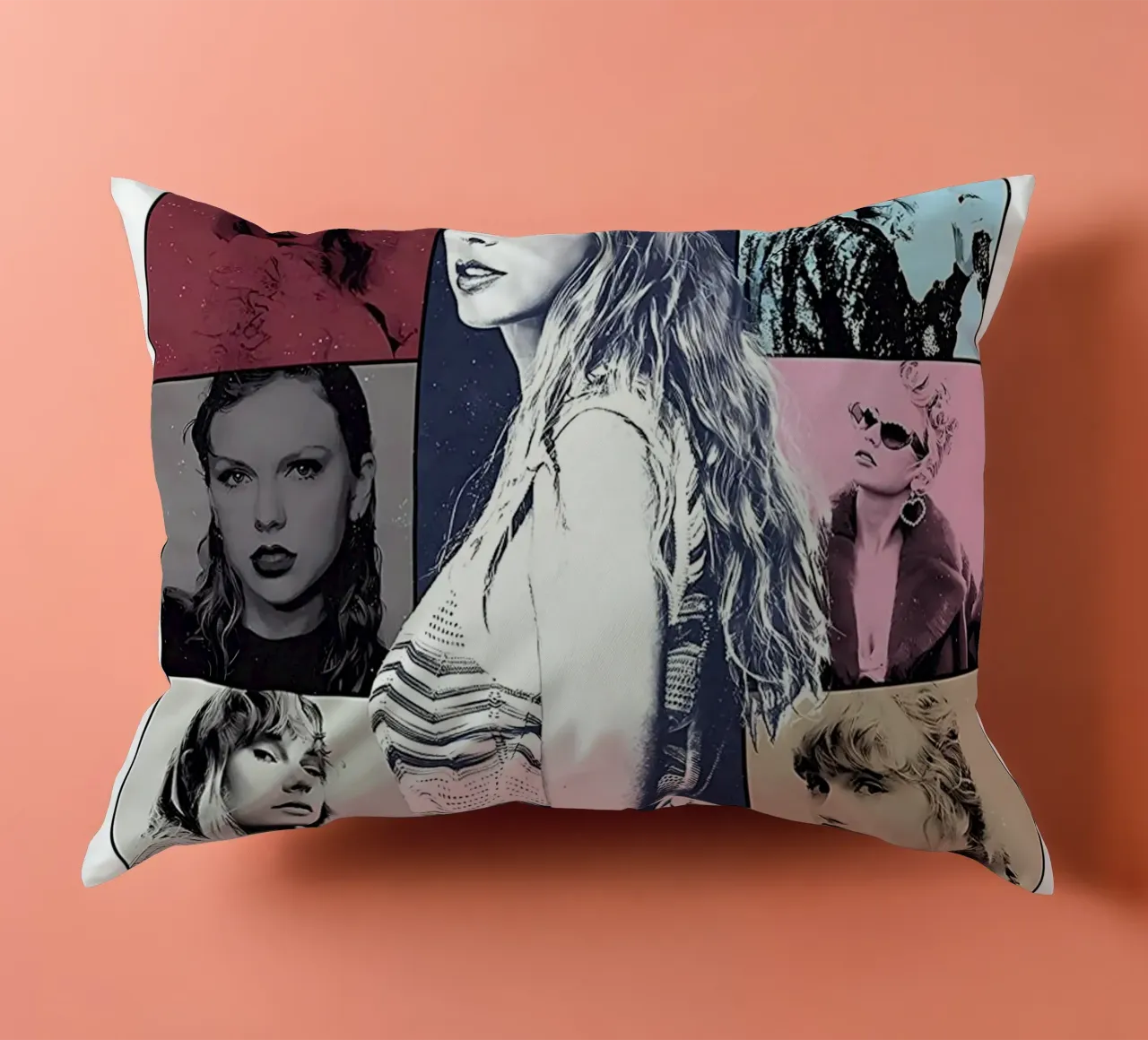 Collage di Taylor Swift cuscino da AudioLibrary