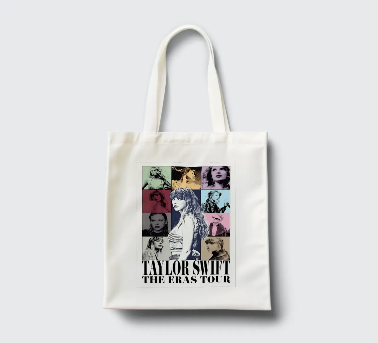 Collage di Taylor Swift borsa in juta da AudioLibrary