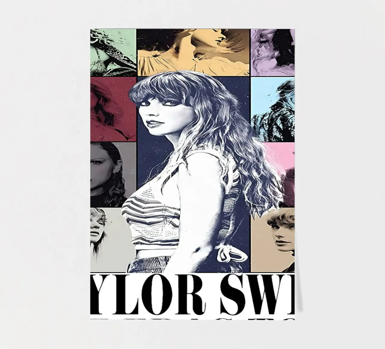 Collage di Taylor Swift foglio adesivo da AudioLibrary