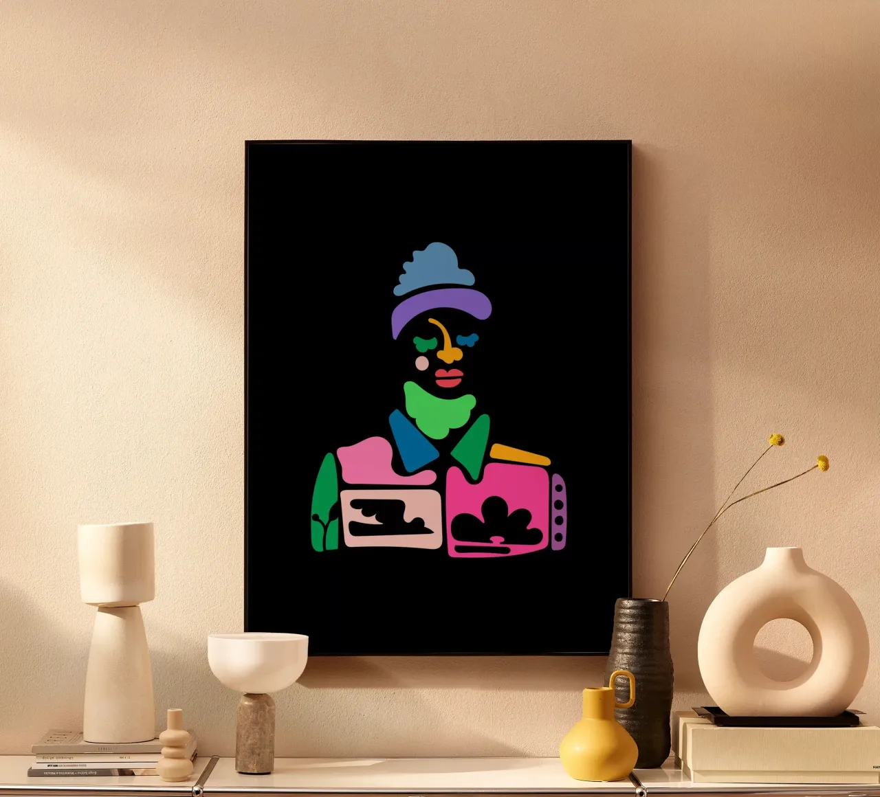 Barba verde plexiglass da Portraits