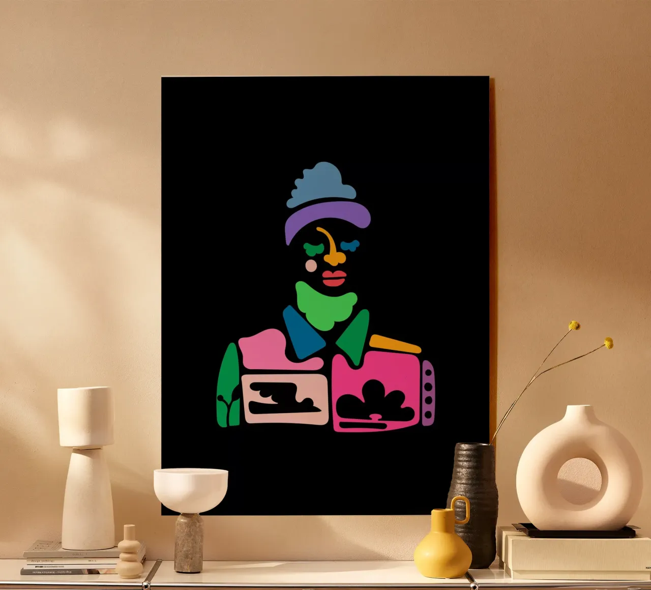 Barba verde plexiglass da Portraits