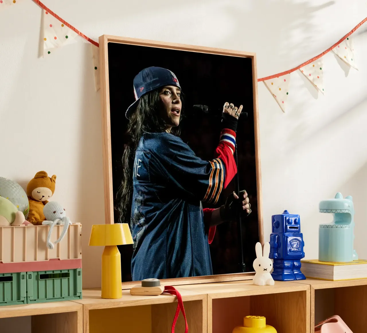 Billie Eilish tela con Cornice a cassetta da Musadad Shop