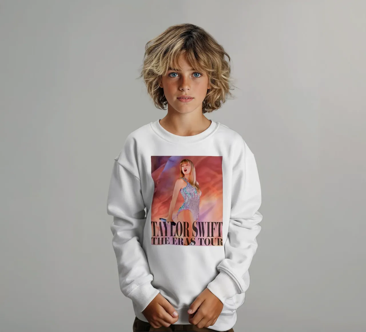 tour delle epoche swiftie felpa bambino da AudioLibrary