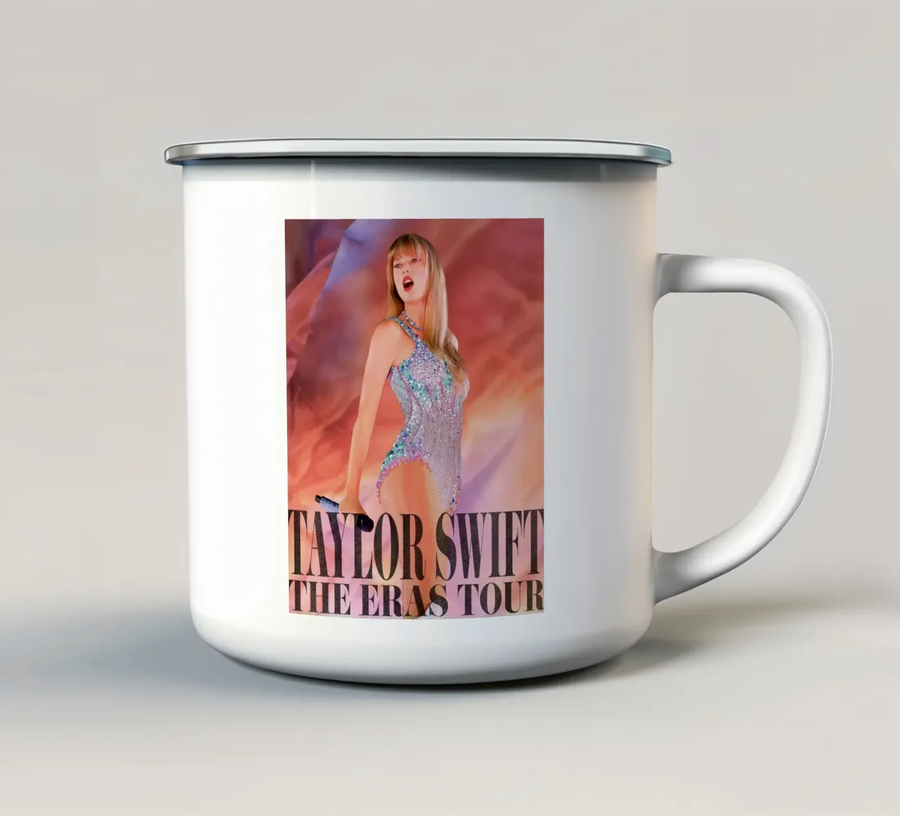 tour delle epoche swiftie tazza in smalto da AudioLibrary