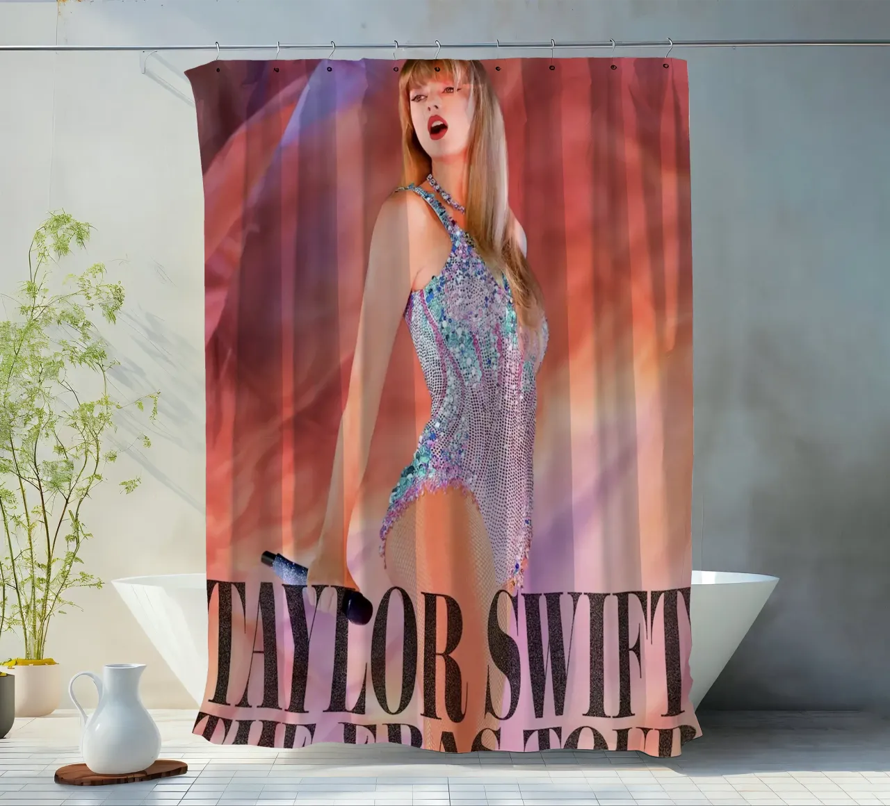 tour delle epoche swiftie tenda da doccia da AudioLibrary