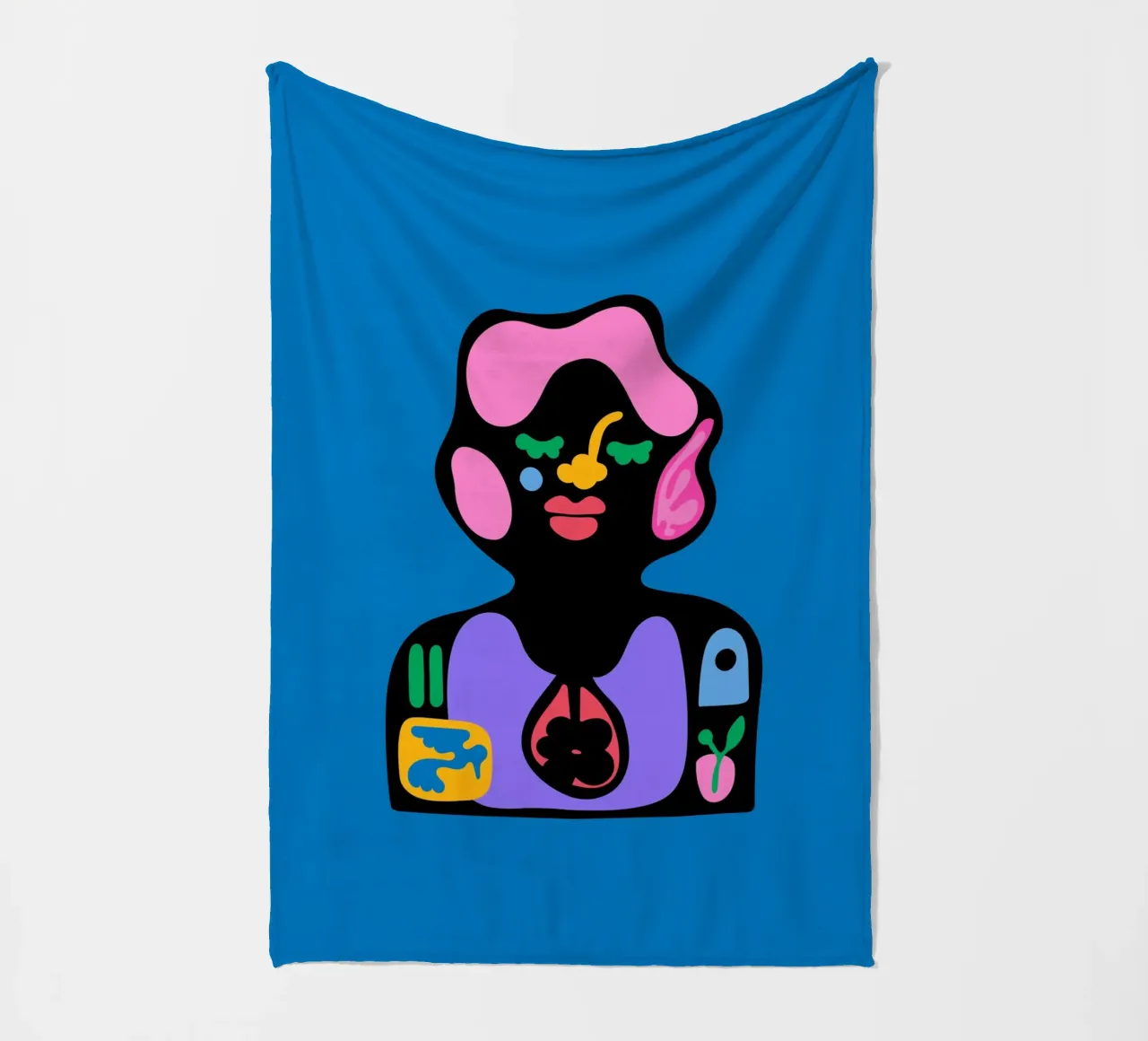 Time fleece blanket by Portraits
