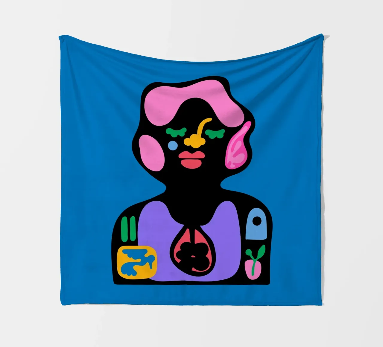 Time fleece blanket by Portraits