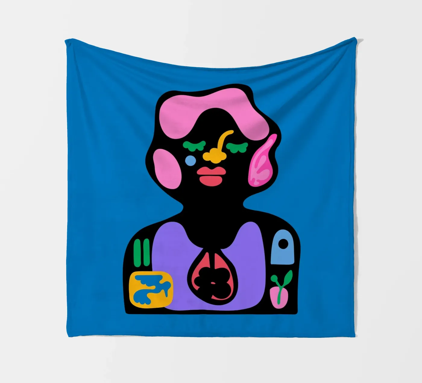 Tijd fleecedeken van Portraits