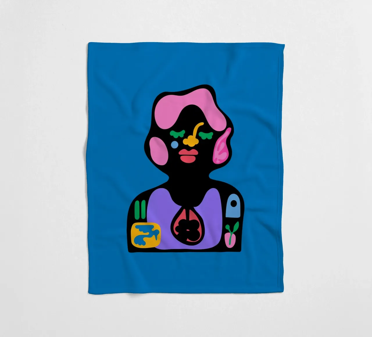 Time fleece blanket by Portraits