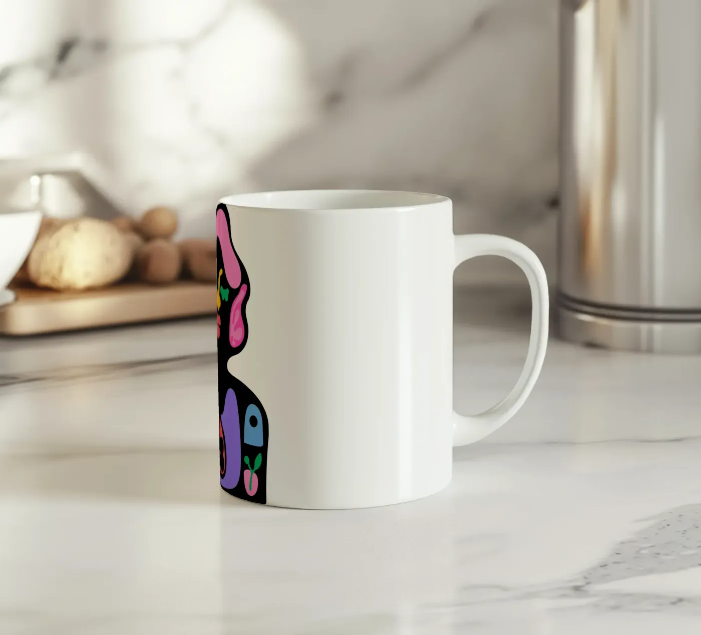 Time ceramic mug by Portraits