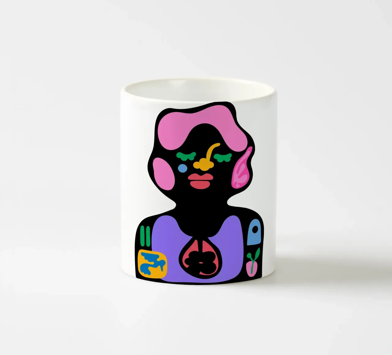Time ceramic mug by Portraits