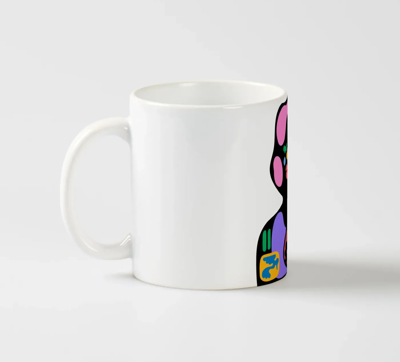 Time ceramic mug by Portraits