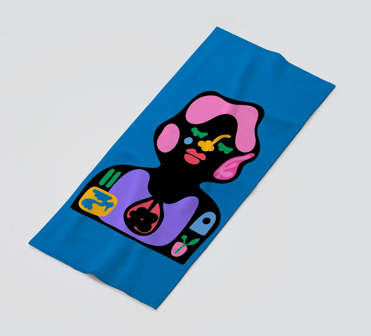 Tijd strandhanddoek van Portraits