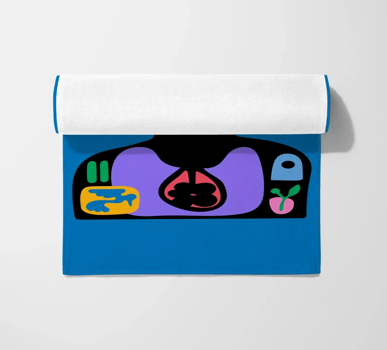 Tijd strandhanddoek van Portraits