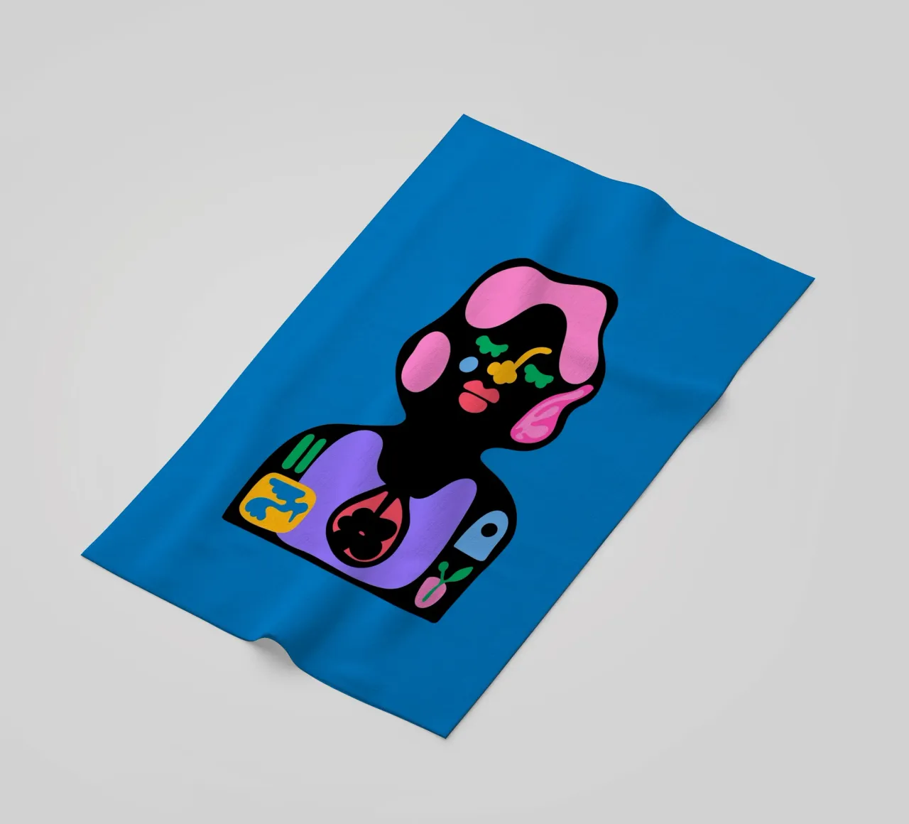 Tijd strandhanddoek van Portraits