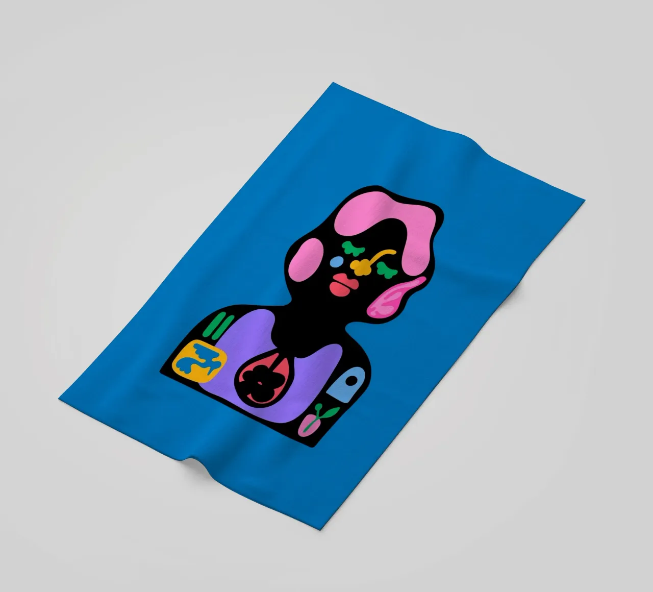 Tijd strandhanddoek van Portraits