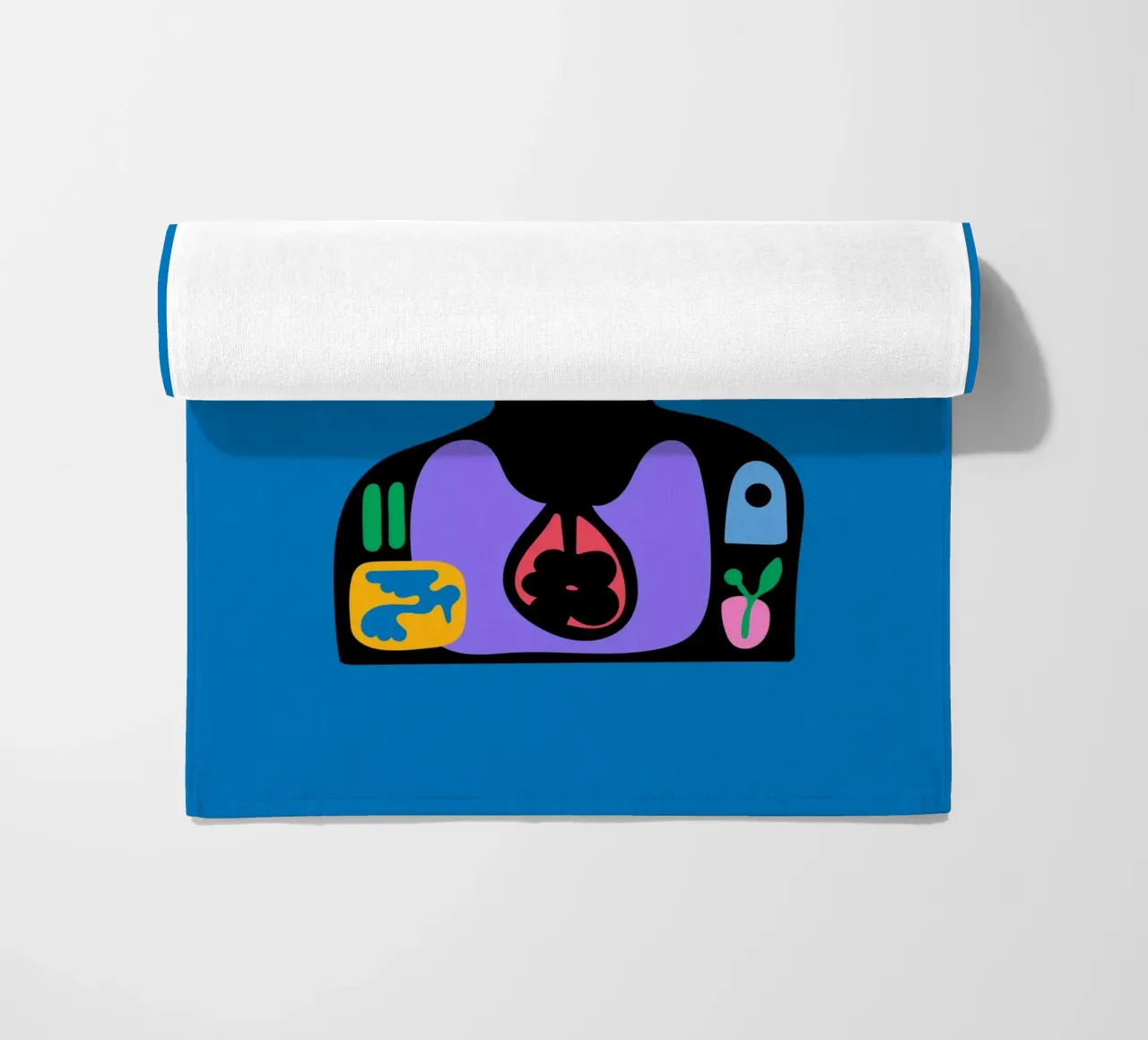 Tijd strandhanddoek van Portraits