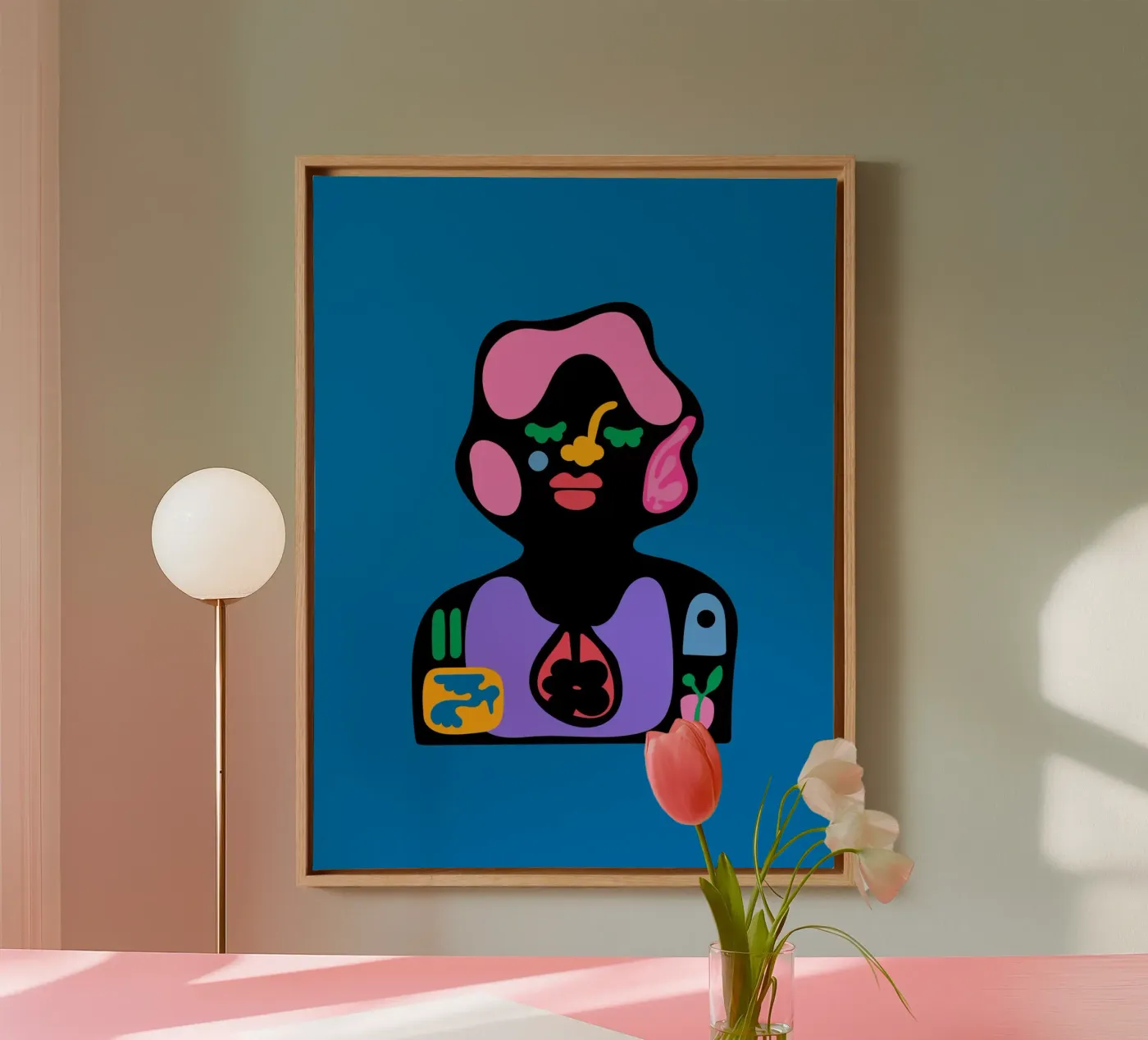 Tijd canvas van Portraits
