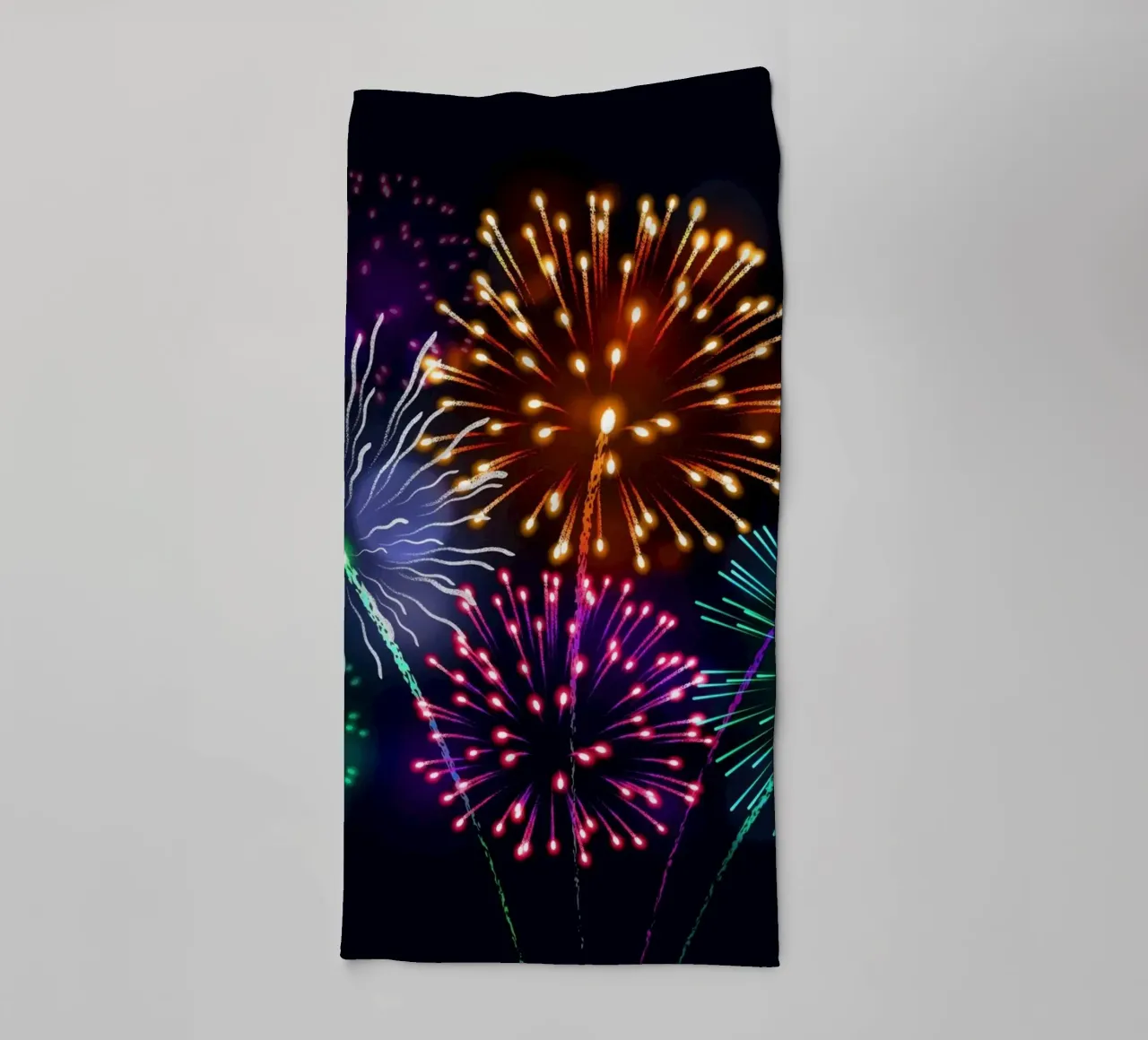 fireworks wallpaper serviette de bain de Musadad Shop