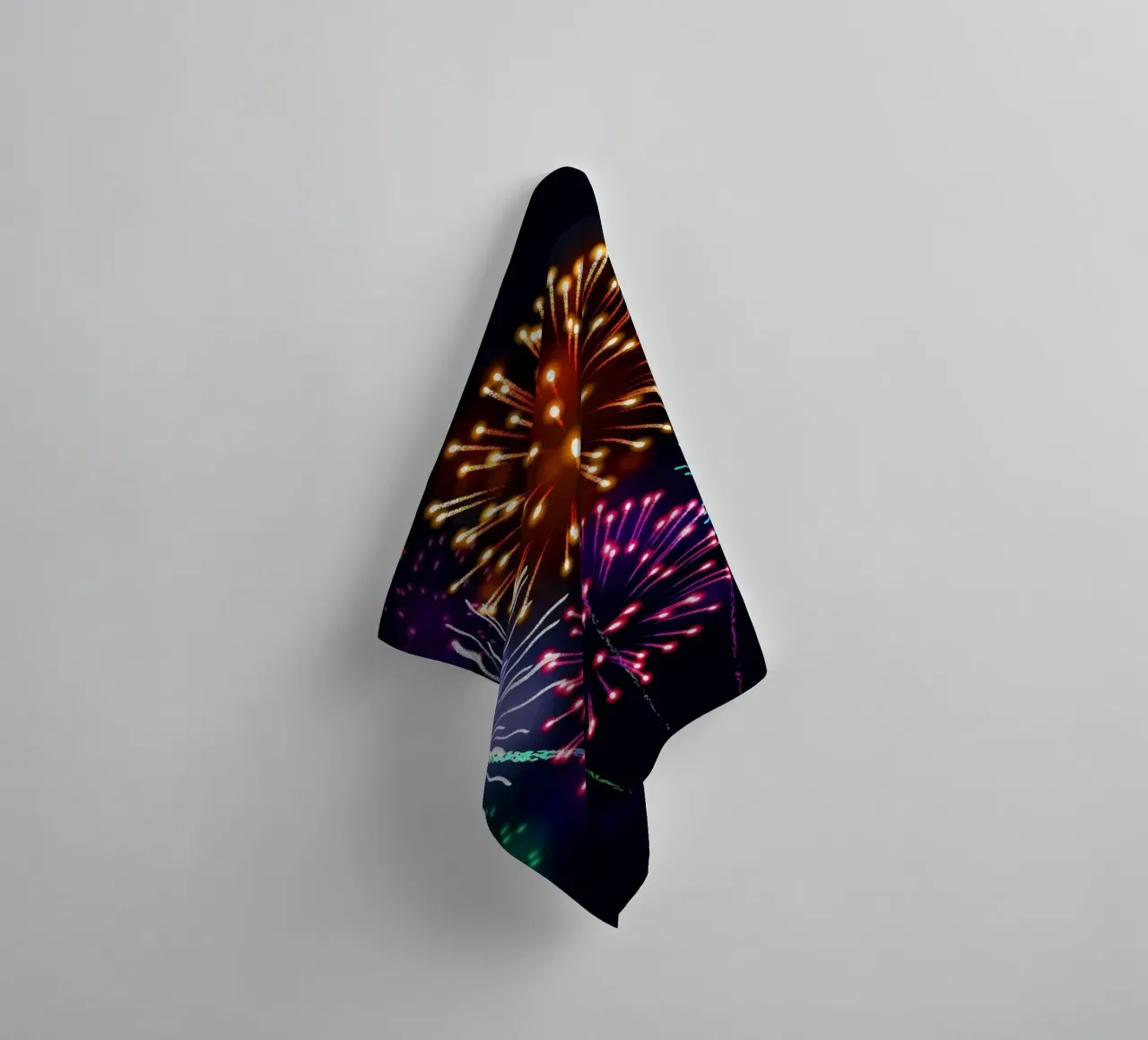 fireworks wallpaper serviette de bain de Musadad Shop