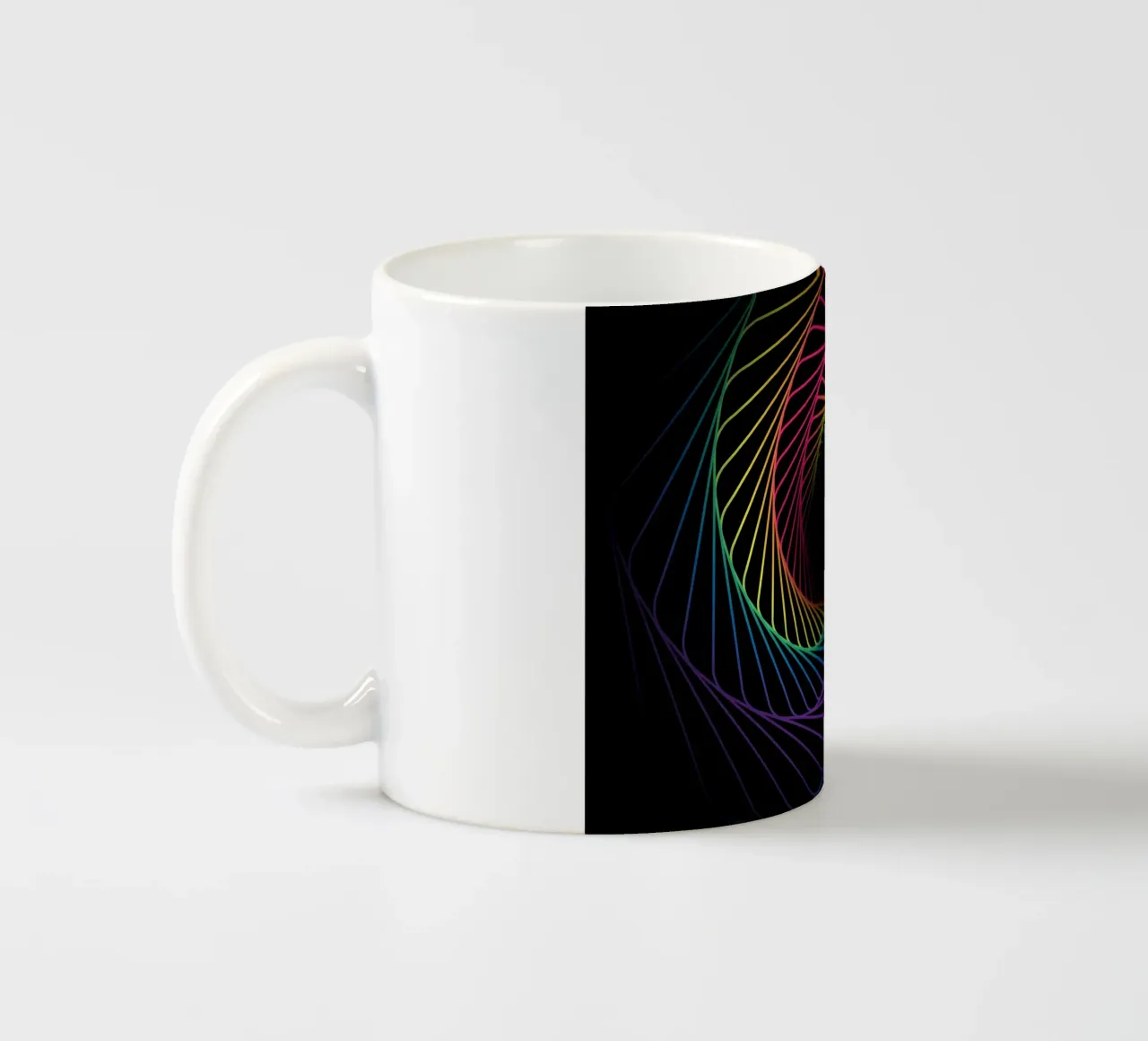 Colorful in Dark tazza in ceramica da Musadad Shop