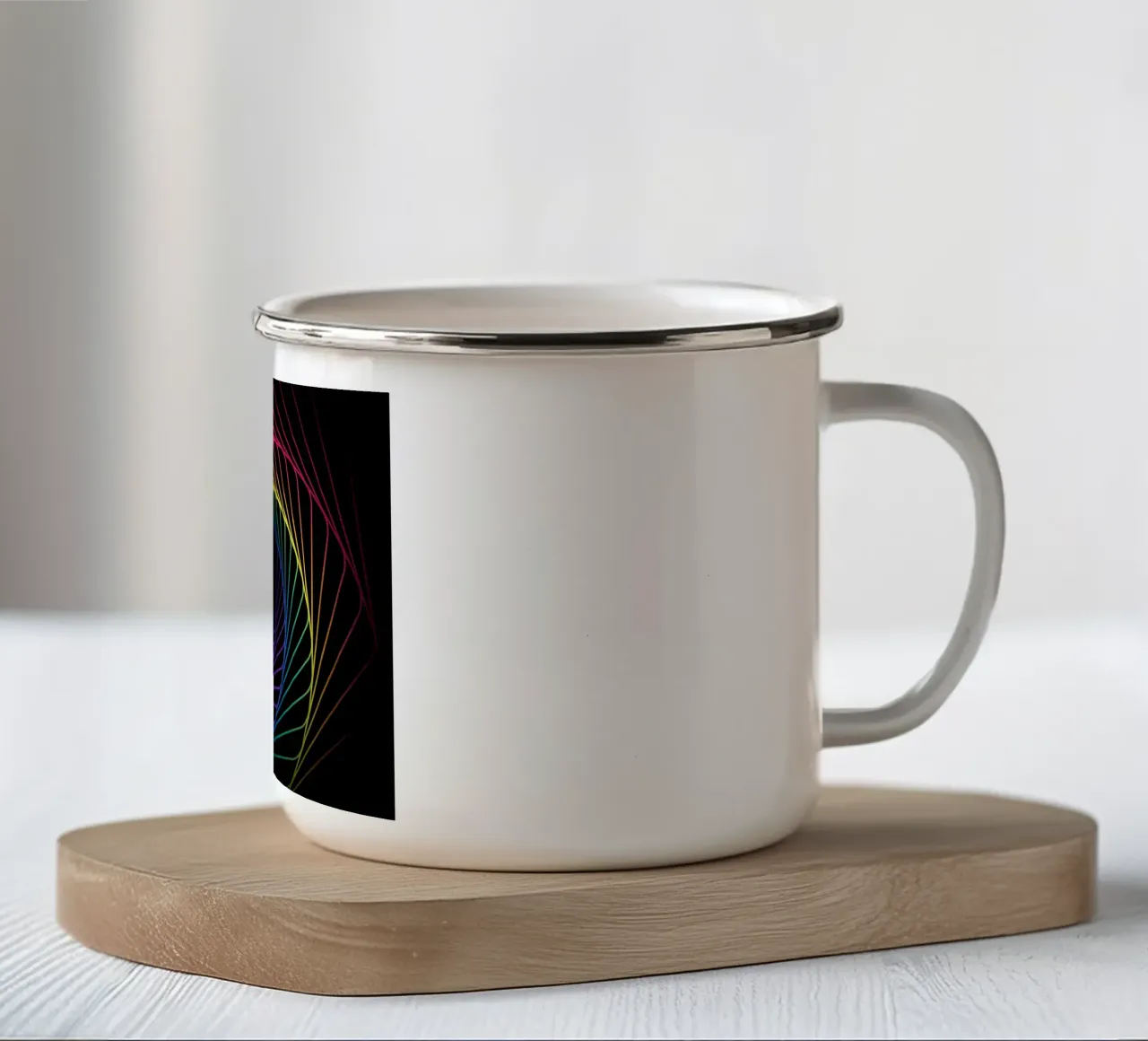 Colorful in Dark tazza in smalto da Musadad Shop
