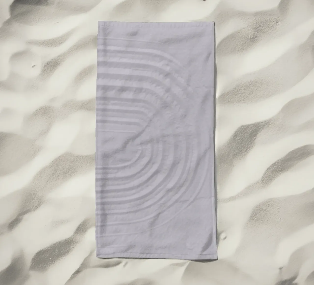 texture bianche 1 - minimal RAINBOW telo mare da Studio Nahili