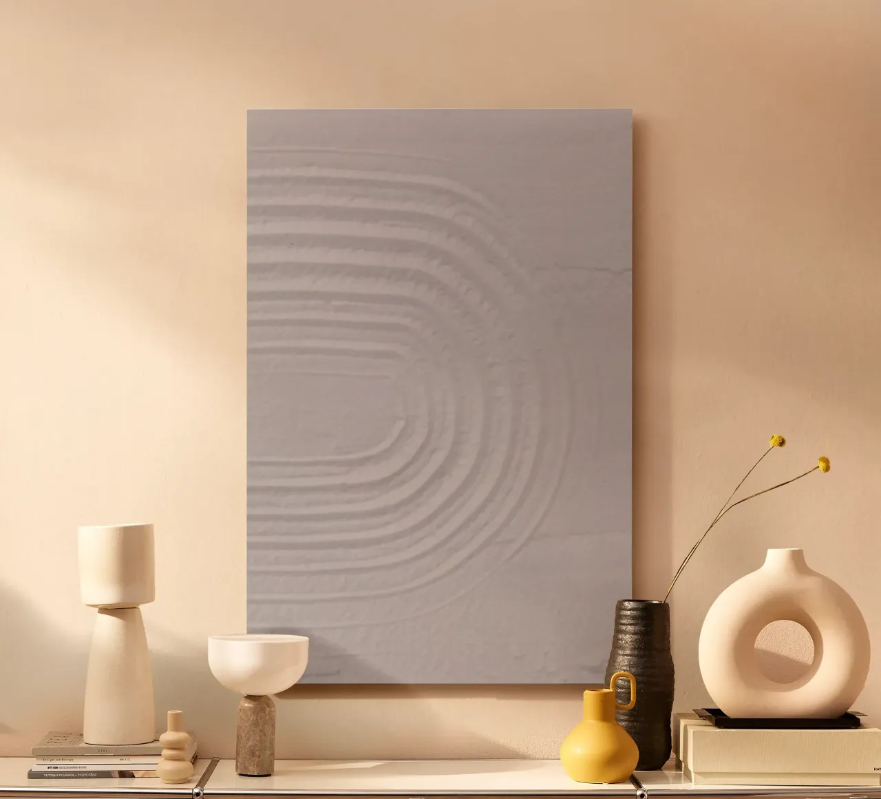 texture bianche 1 - minimal RAINBOW alluminio dibond da Studio Nahili