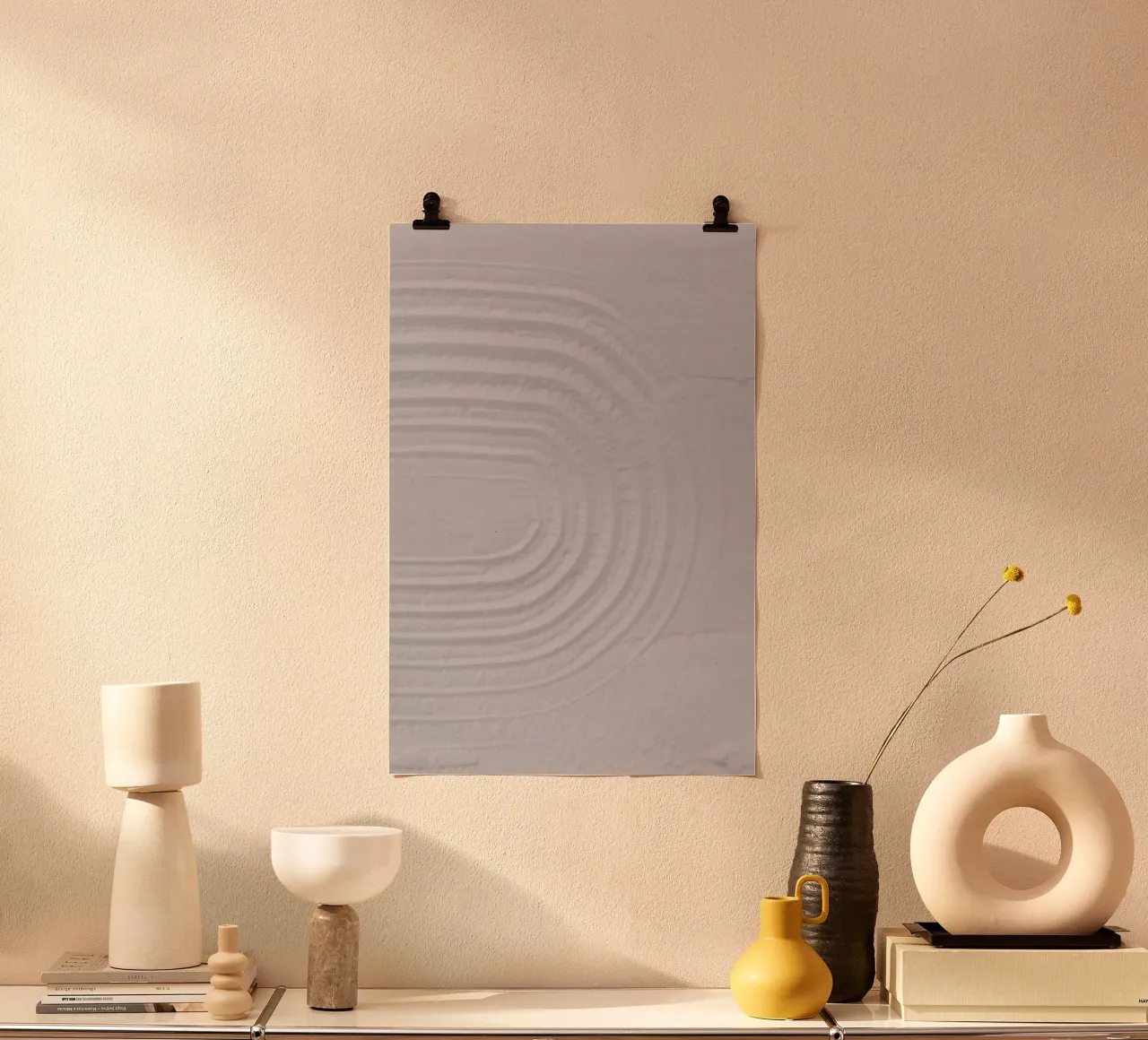 texture bianche 1 - minimal RAINBOW carta hahnemühle da Studio Nahili