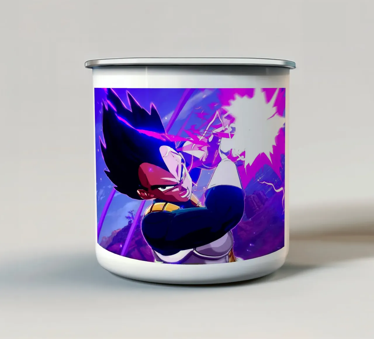 Dragon Ball Vegeta Character tazza in smalto da Musadad Shop