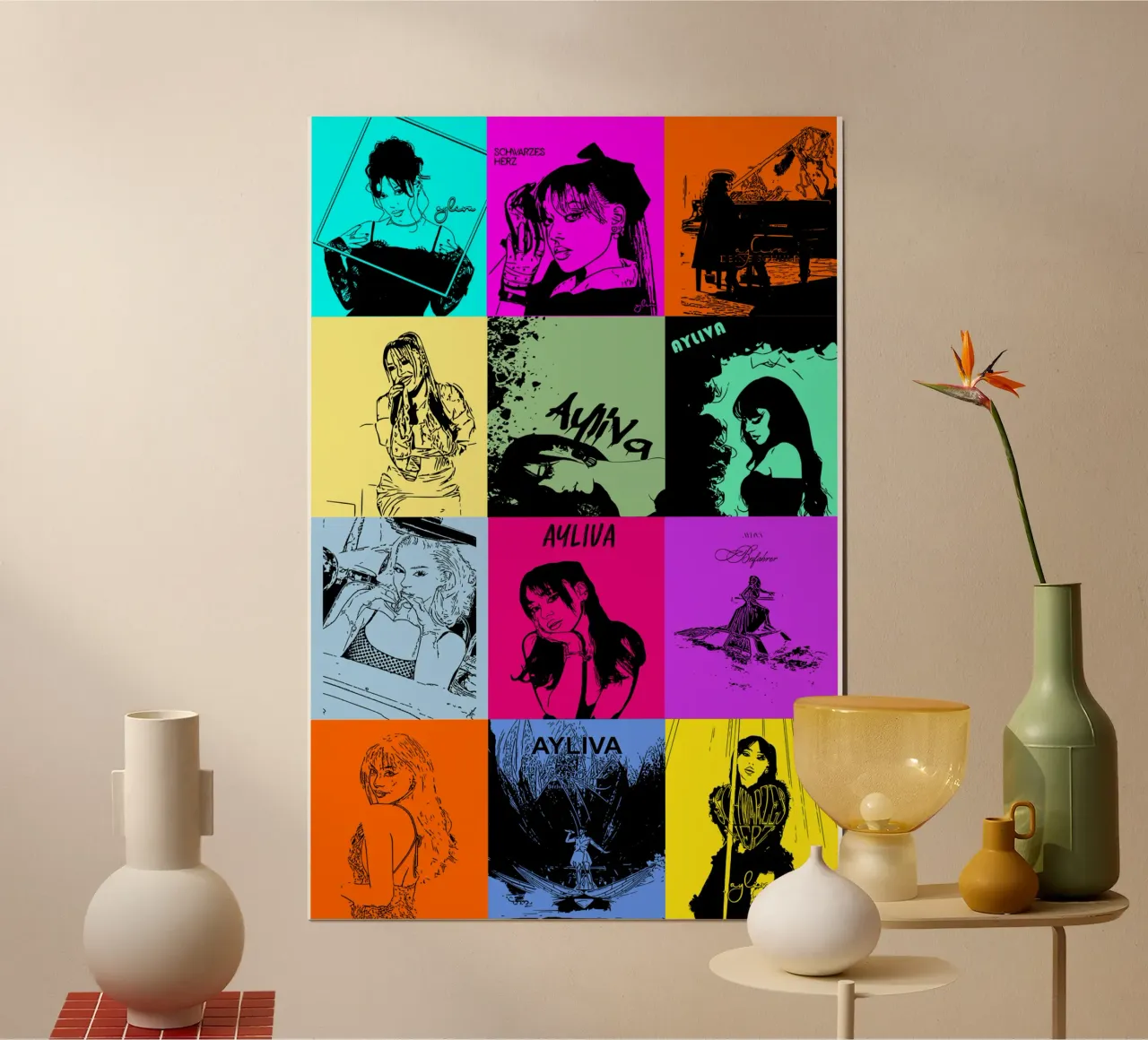 ayliva collage poster da AudioLibrary