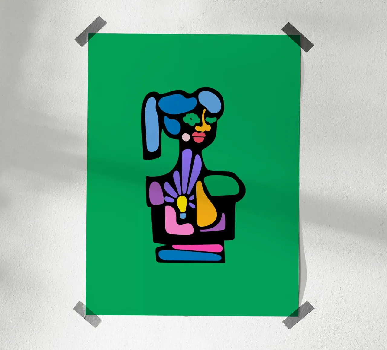 Luce gialla poster da Portraits