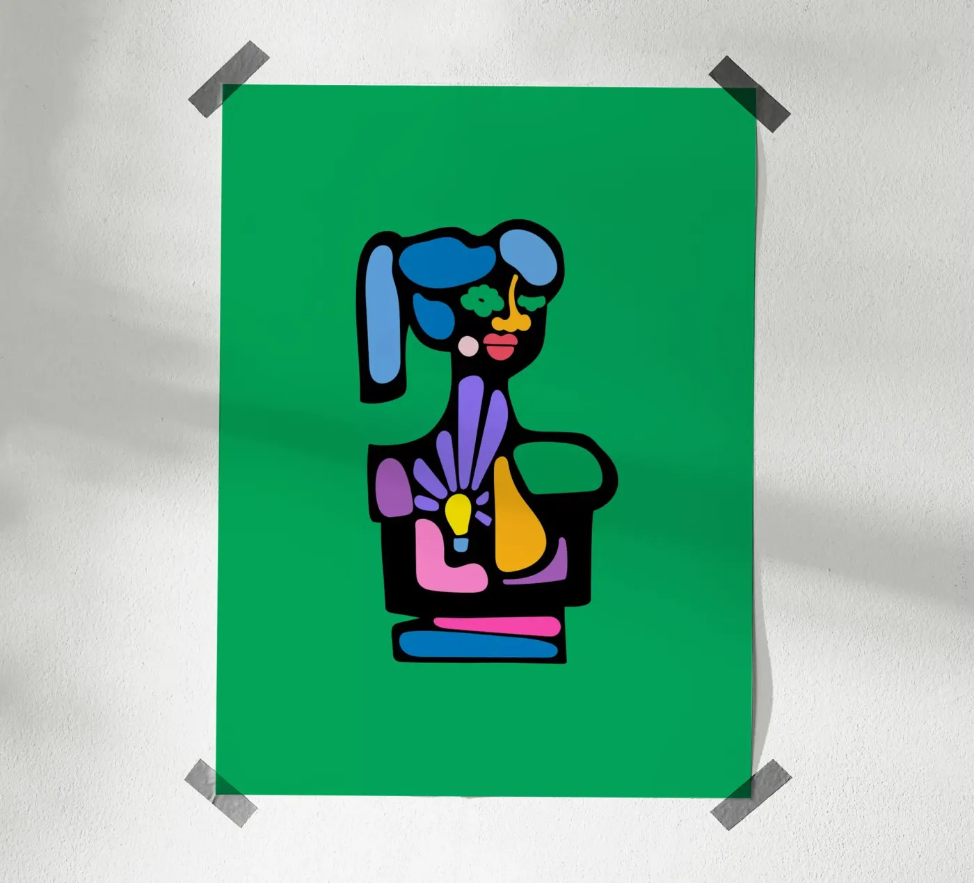 Luce gialla poster da Portraits