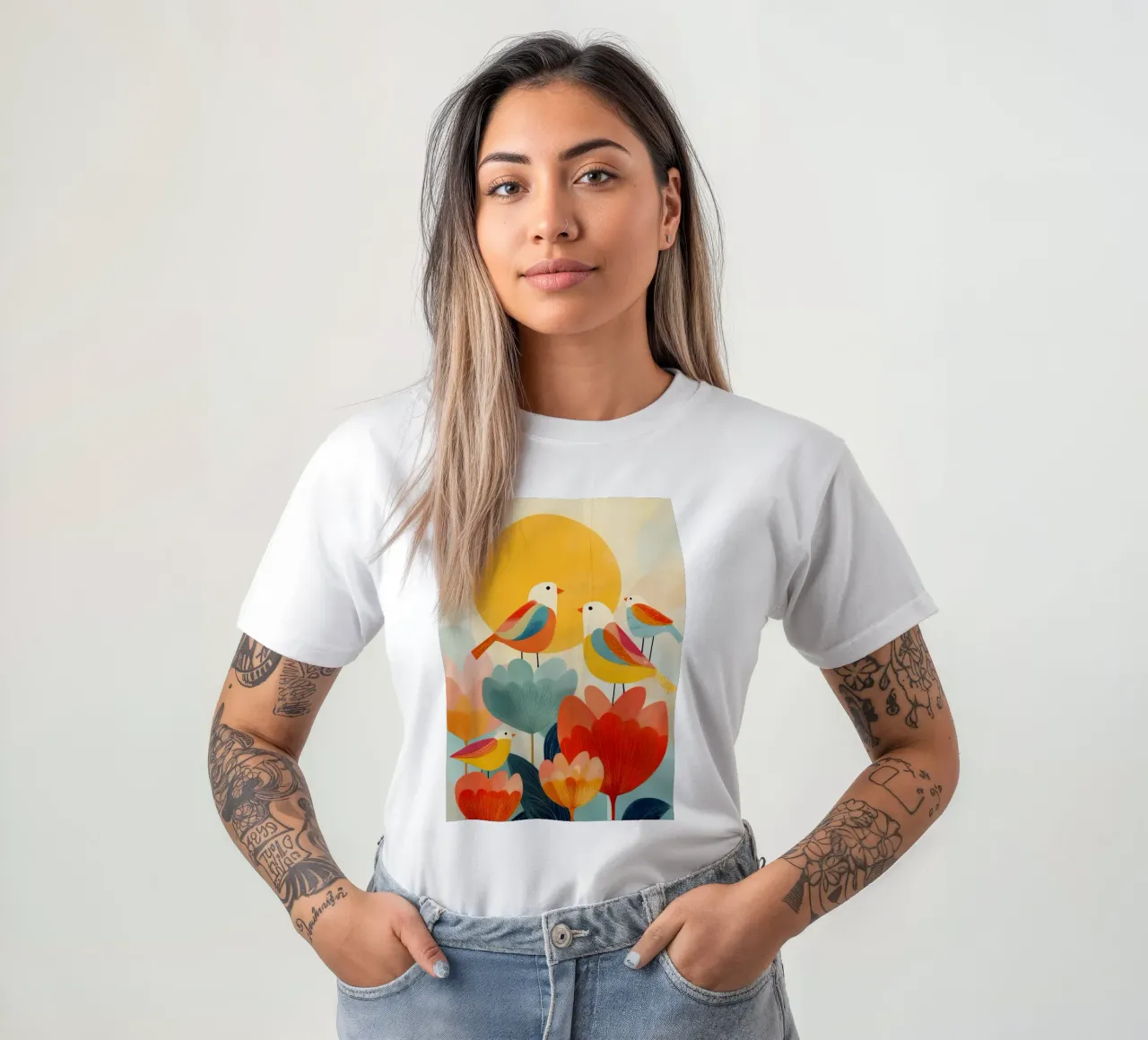 Morning in Bloom t-shirt da Clara August