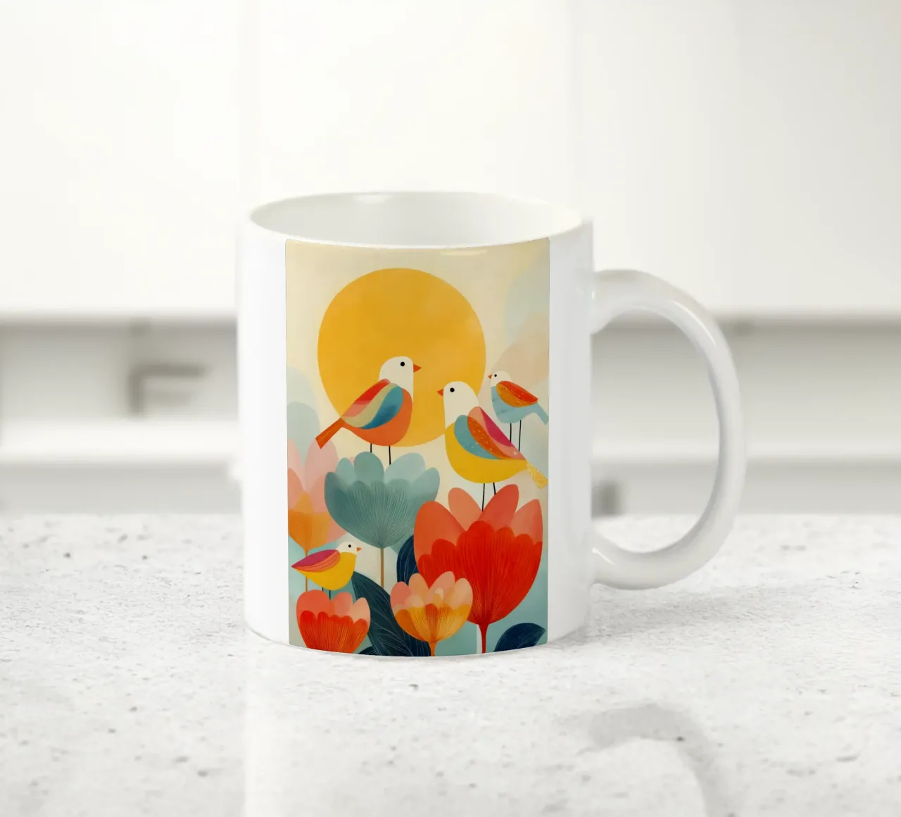 Morning in Bloom tazza in ceramica da Clara August