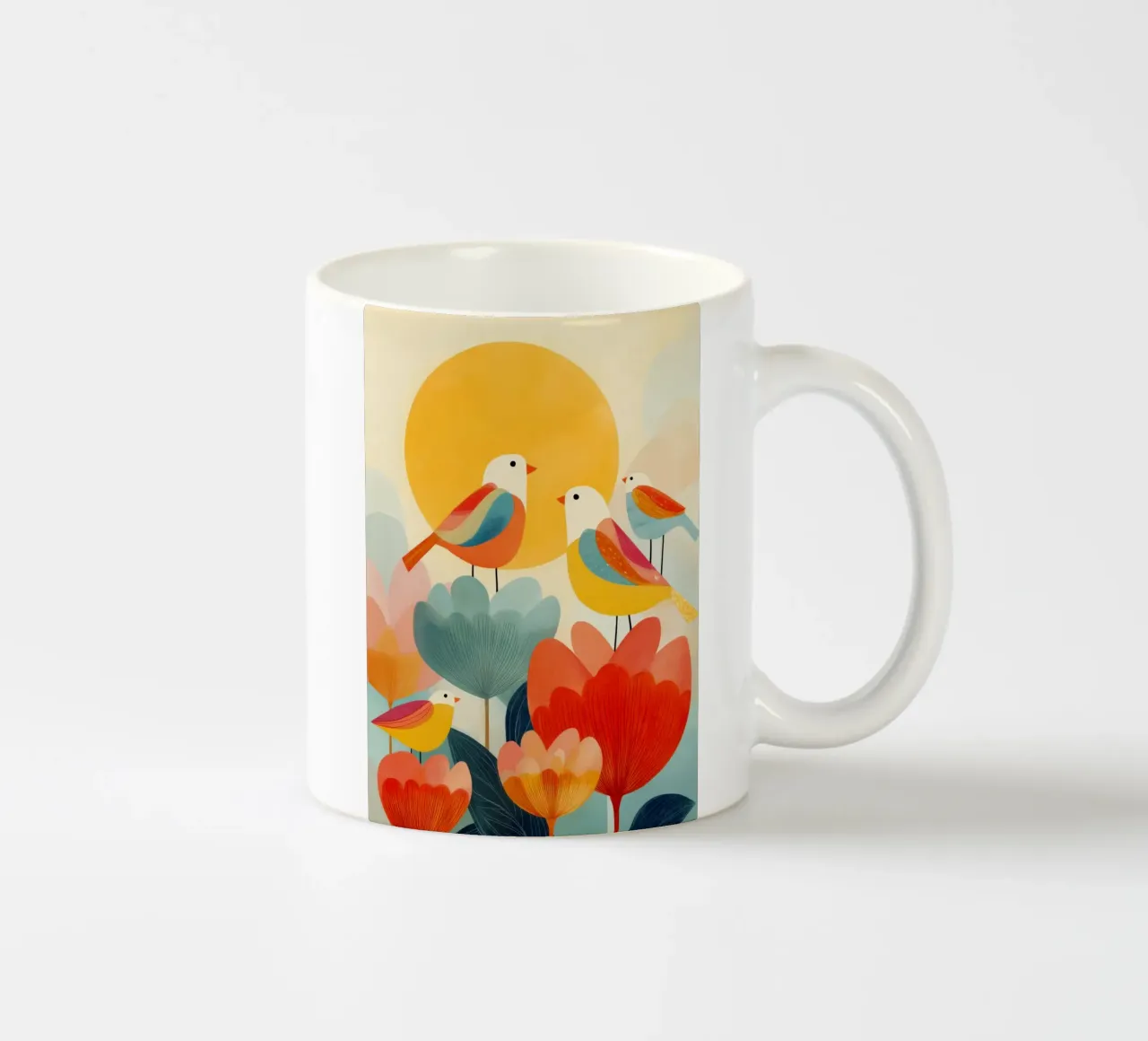 Morning in Bloom tazza in ceramica da Clara August