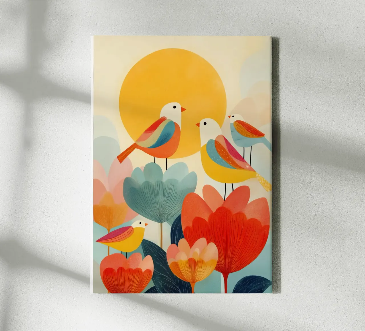 Morning in Bloom canvas by Clara August