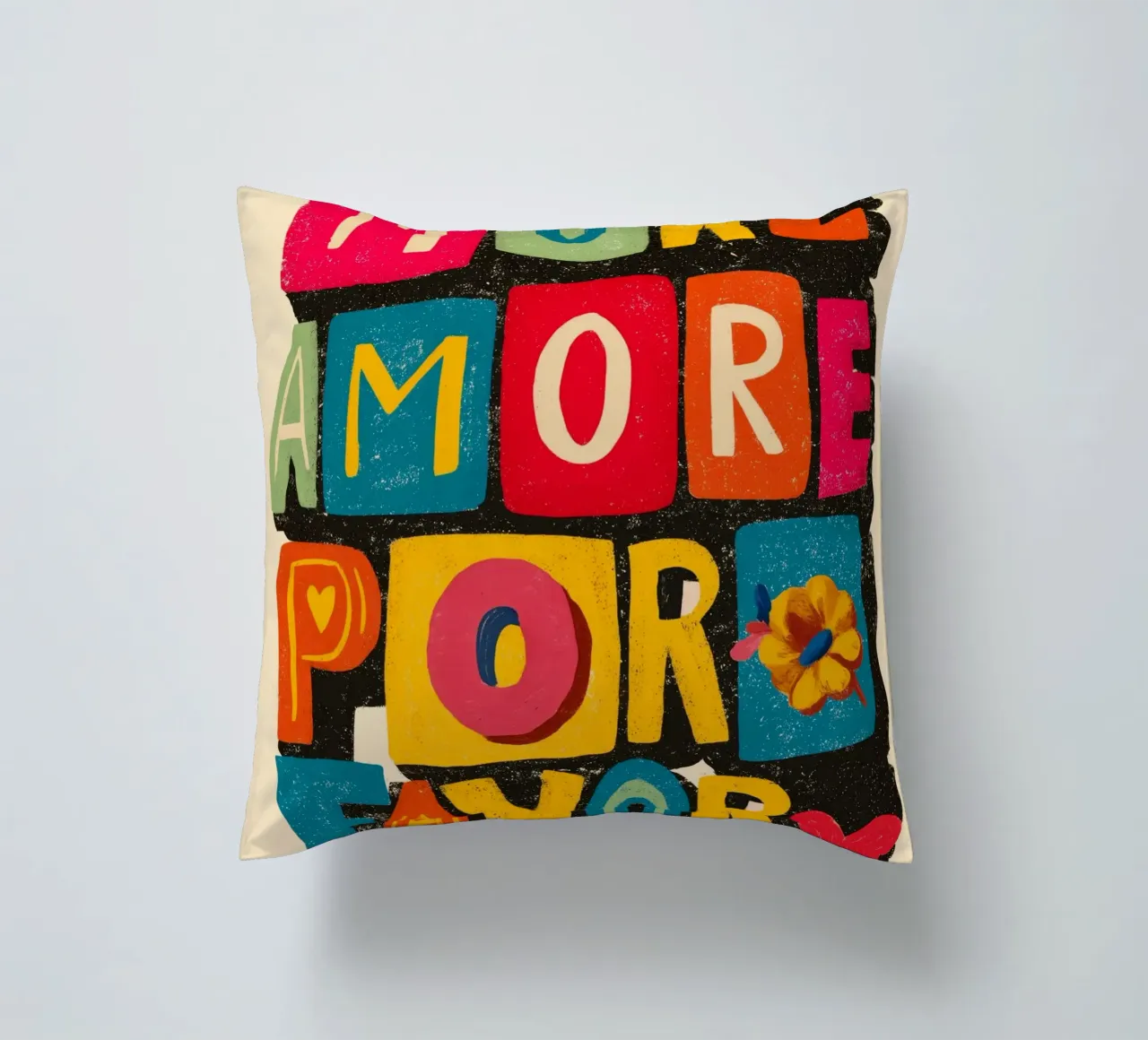 More Amore Por Favor cuscino da Clara August