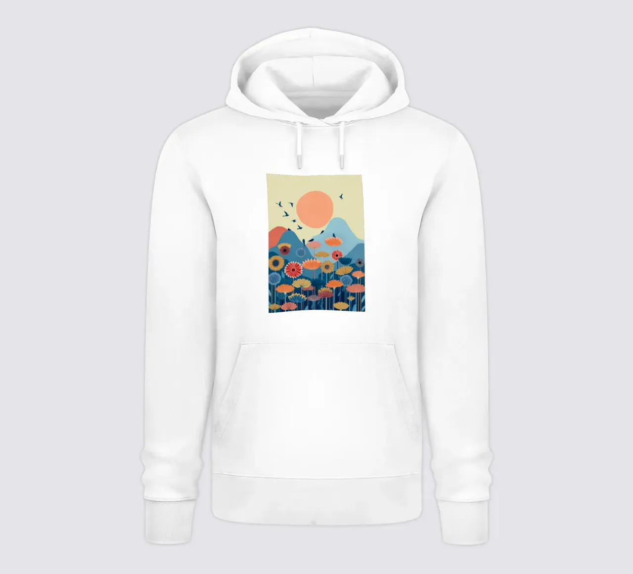 Valley of the Rising Bloom hoodie by Clara August