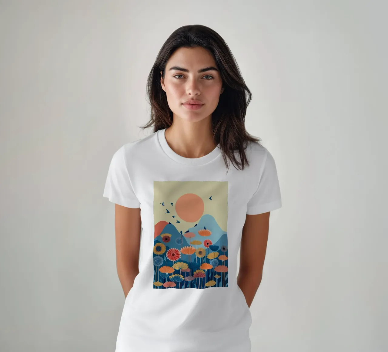 Valley of the Rising Bloom t-shirt by Clara August