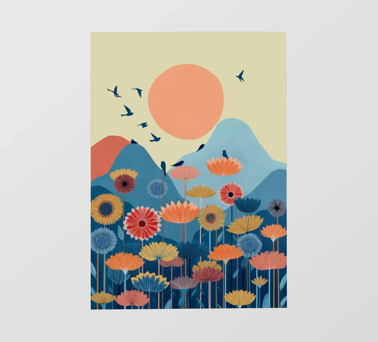 Valley of the Rising Bloom telo in pvc da Clara August