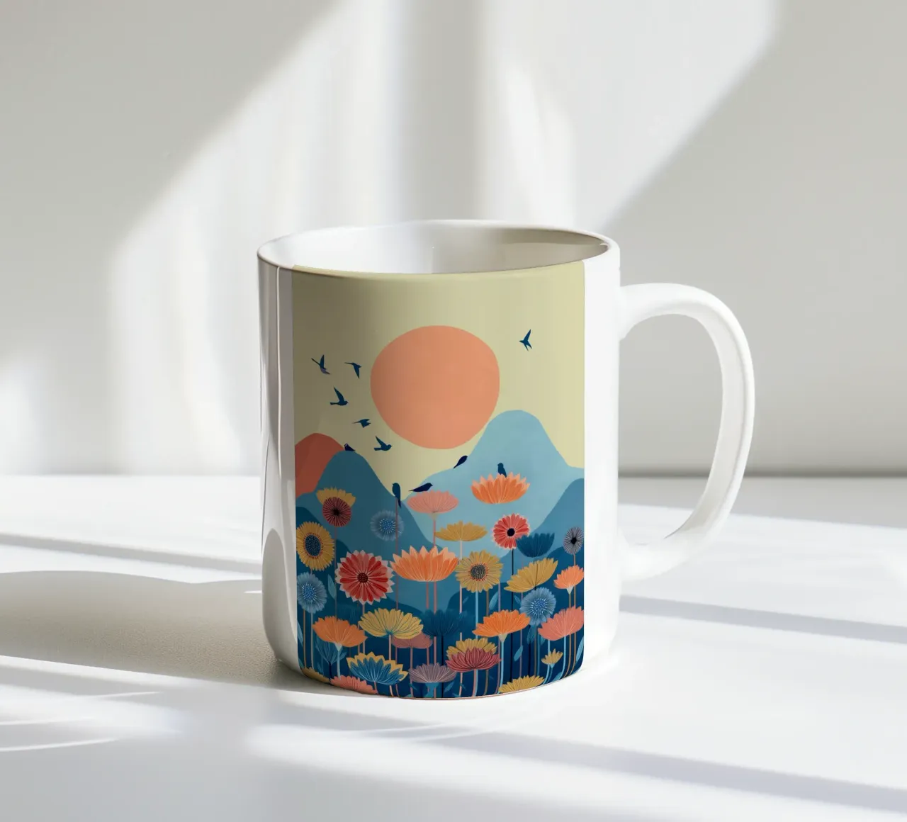 Valley of the Rising Bloom tazza in ceramica da Clara August