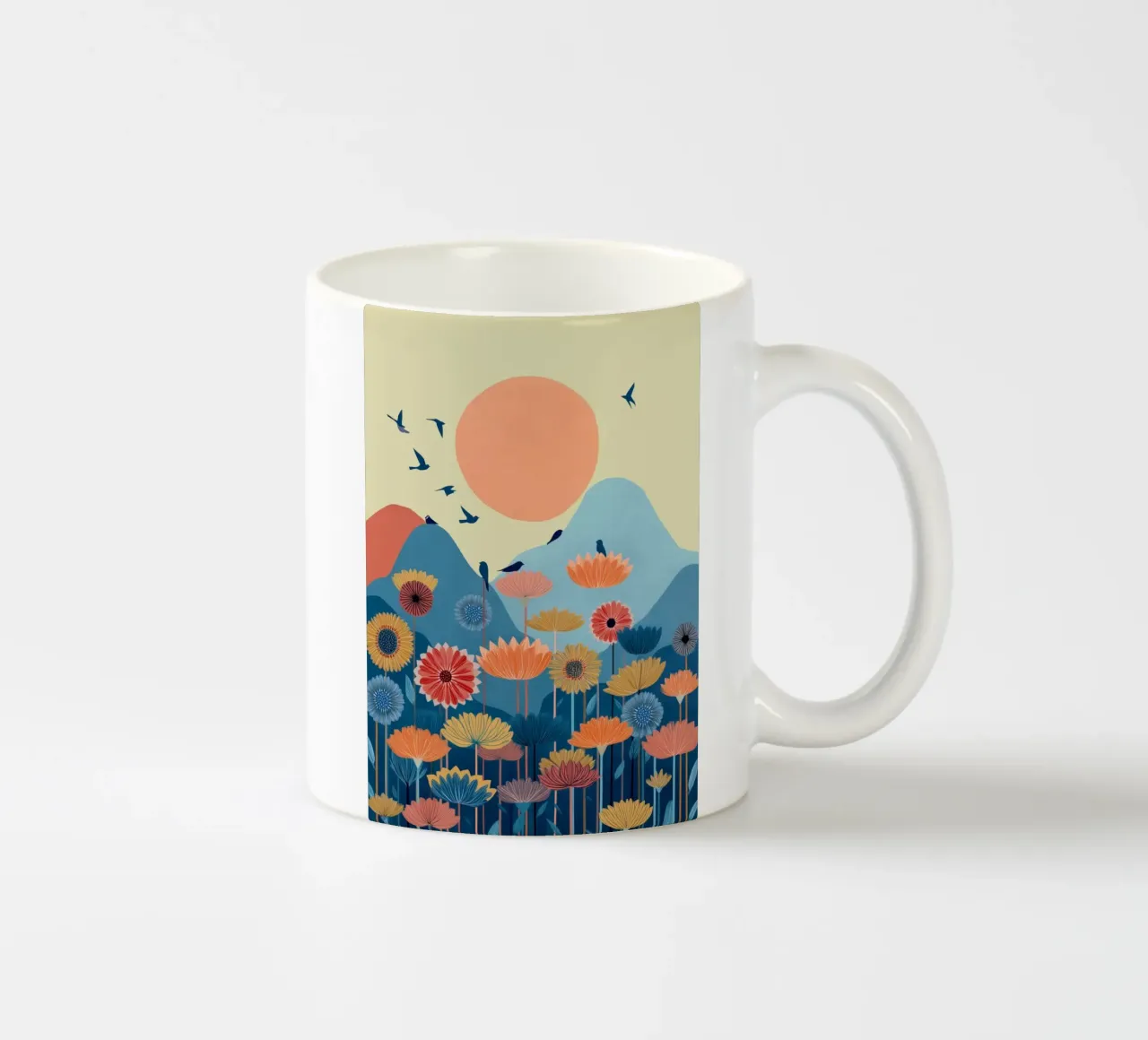 Valley of the Rising Bloom tazza in ceramica da Clara August