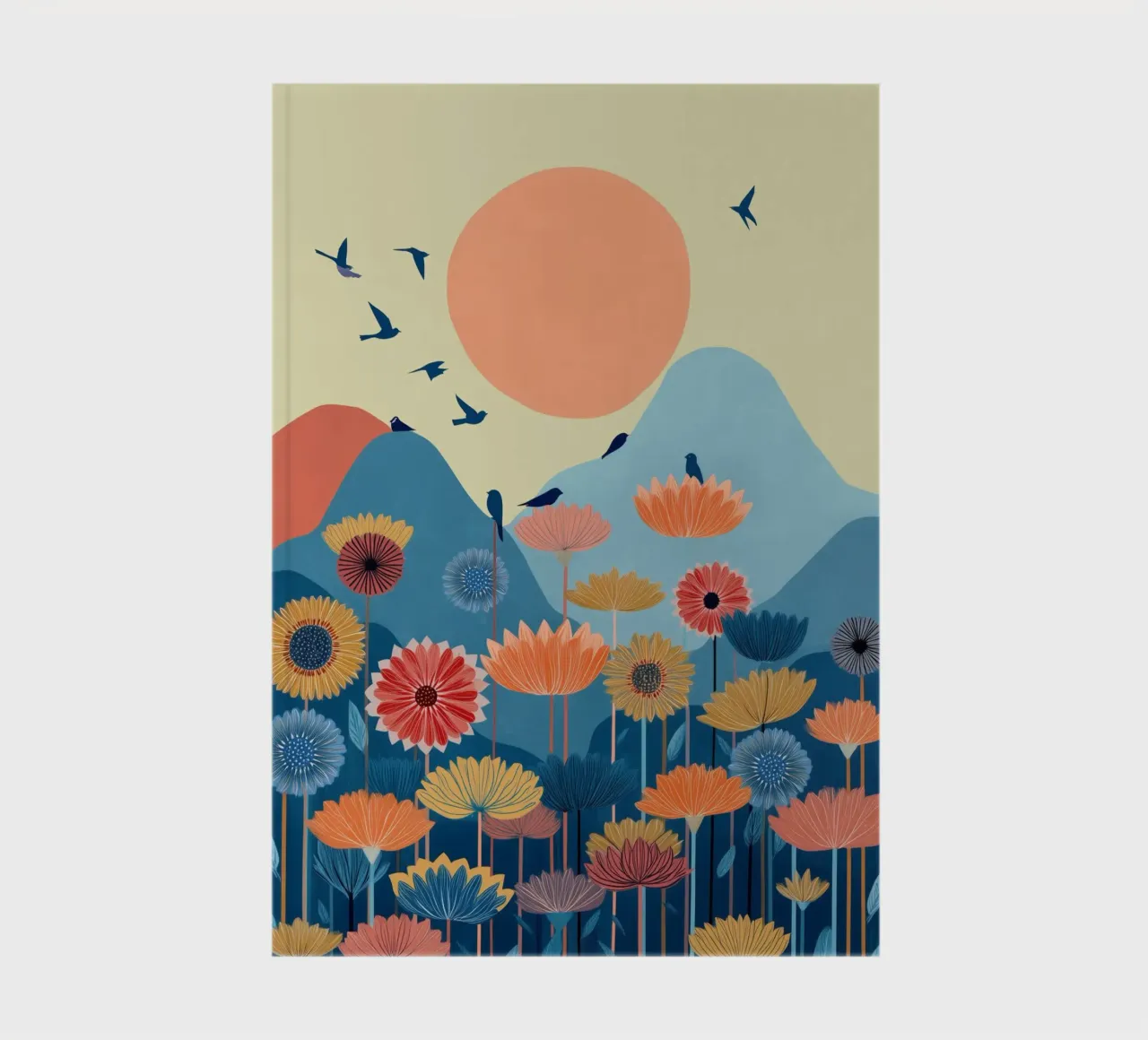 Valley of the Rising Bloom notebook by Clara August