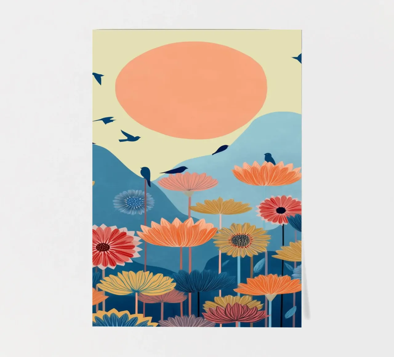 Valley of the Rising Bloom sticker sheet by Clara August