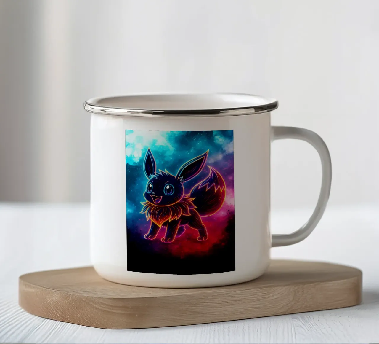 Soul Of Pokemon Eevee tazza in smalto da DGSoulheroes