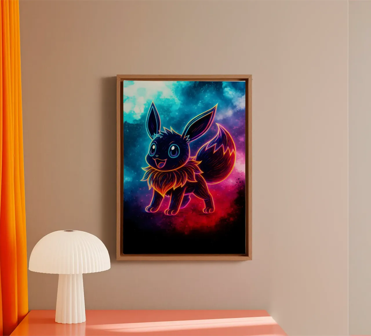 Soul Of Pokemon Eevee tela con Cornice a cassetta da DGSoulheroes