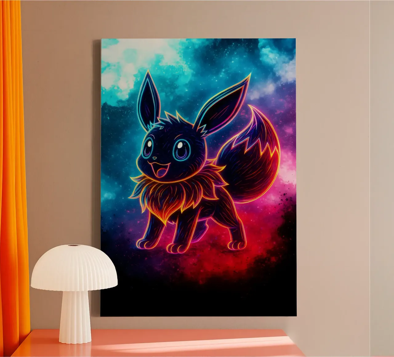 Soul Of Pokemon Eevee tela con Cornice a cassetta da DGSoulheroes