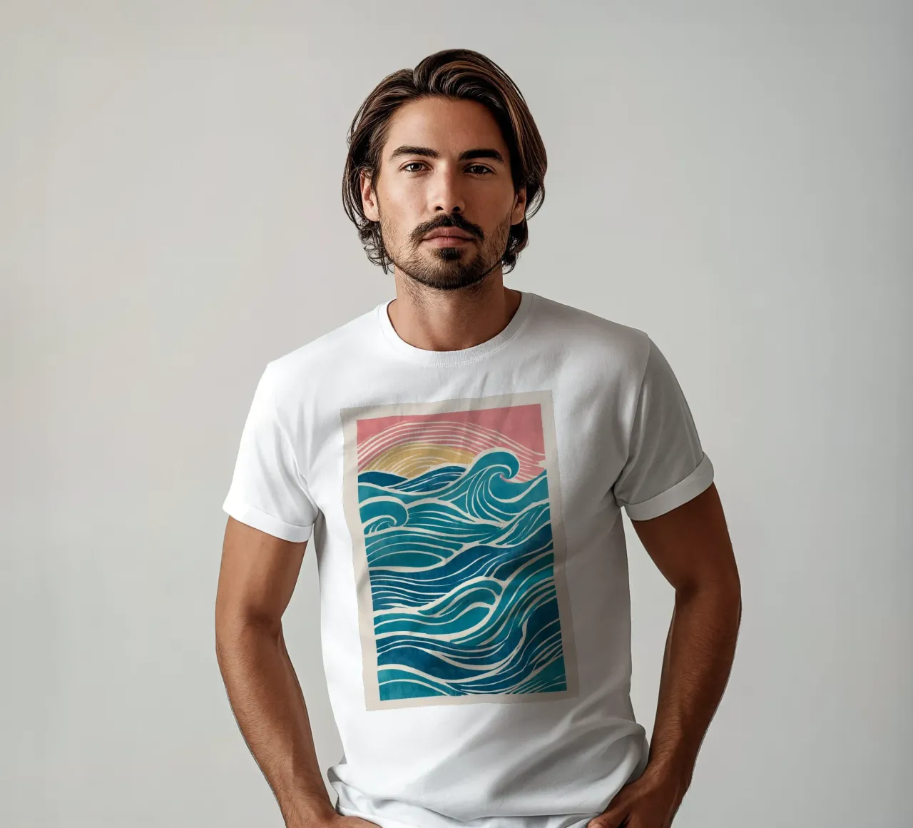The Sun Beneath the Waves t-shirt da Clara August